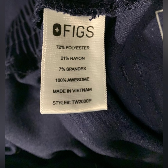 Excellent Condition, Figs “Yola Skinny” Scrub Pants, Style# TW2000P, Size XS - Picture 6 of 10